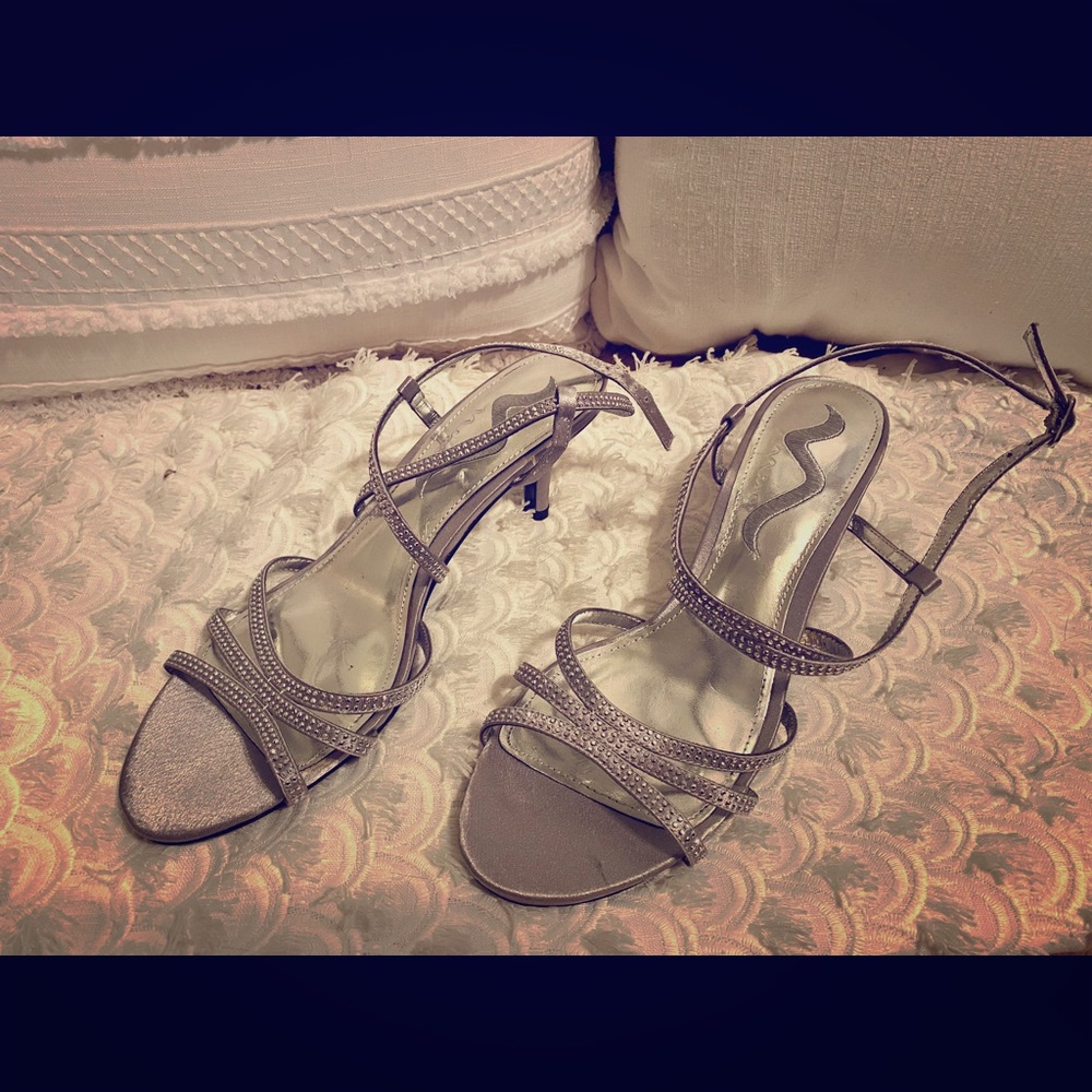 Silver heels
